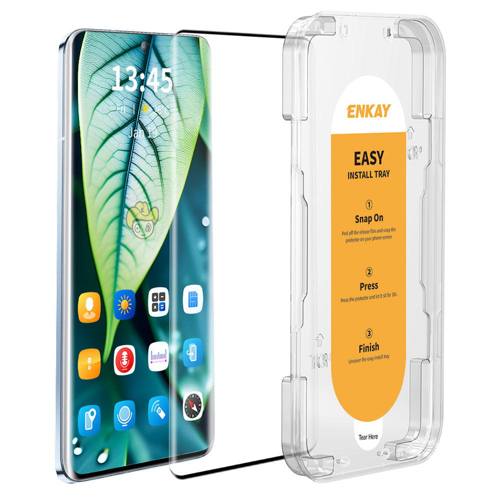 ENKAY HAT PRINCE For Xiaomi Mi 11 / 11 Pro / 11 Ultra Screen Protector 3D Curved High Aluminum-silicon Glass Film ENKAY HAT PRINCE For Xiaomi Mi 11 / 11 Pro / 11 Ultra Screen Protector 3D Curved High Aluminum-silicon Glass Film